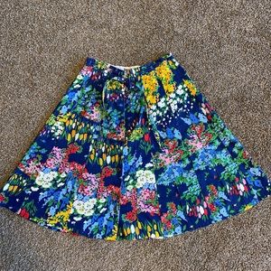 Vintage 70s floral skirt